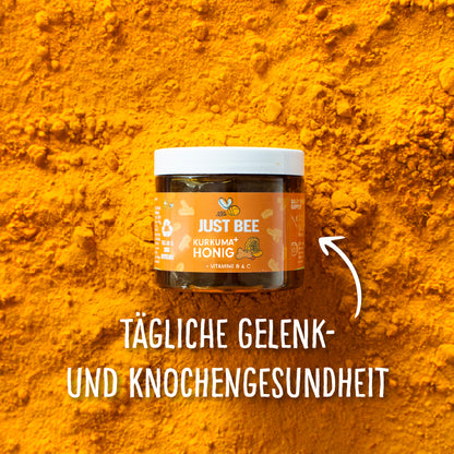 Kurkuma+ Honig mit Kurkuma, Vitaminen D & C Mehrfachpackung (3x260g)