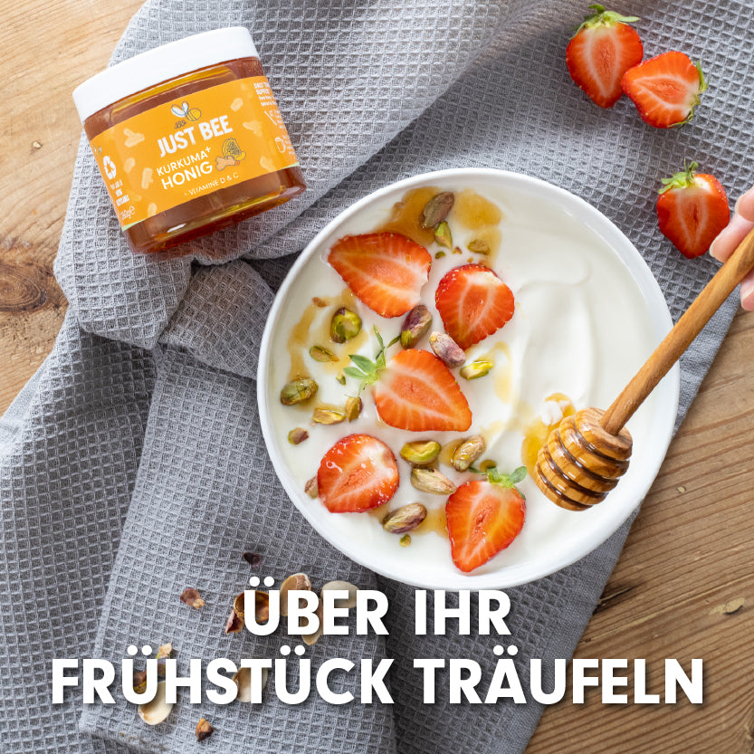 Kurkuma+ Honig mit Kurkuma, Vitaminen D & C Mehrfachpackung (3x260g)