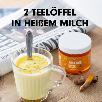 Kurkuma+ Honig mit Kurkuma, Vitaminen D & C Mehrfachpackung (3x260g)