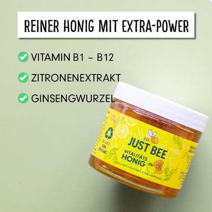 Vitalitäts-Honig gegen Müdigkeit & Erschöpfung (260g)