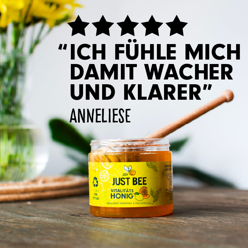 Vitalitäts-Honig gegen Müdigkeit & Erschöpfung Mehrfachpackung (3x260g)