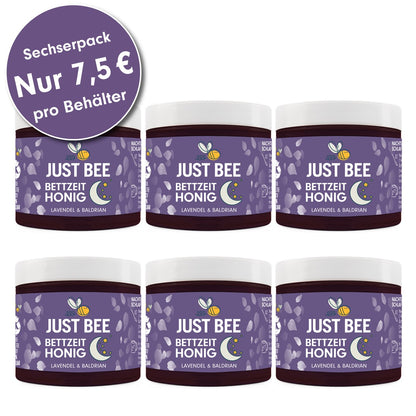 Bettzeit-Honig Großpackung (6x260g)